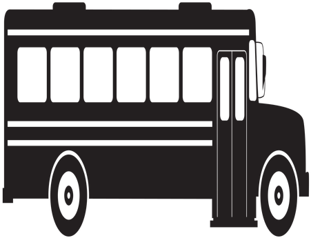 Bus School Bus Silhouette - School Bus Car Silhouette (512x512)