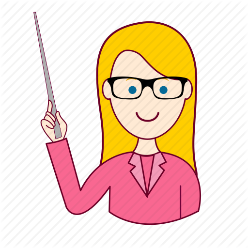 Clipart Blonde Teacher Woman Professions Emprego Job - Blonde Teacher Png (512x512)