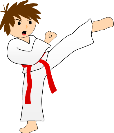 Taekwondo Clipart - Clipart Kick (393x458)