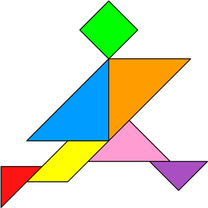Tangram Solution - Tan Gram (420x420)