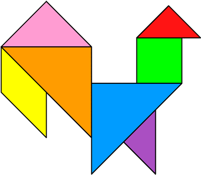 Tangram Solution - Triangles In Real Life (420x420)