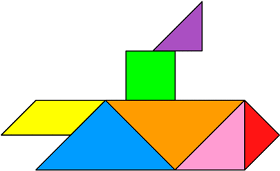 Tangram Solution - Tangram Vehicles (420x420)