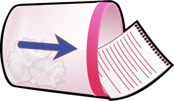 Trash Bin Clipart - Waste Container (600x350)