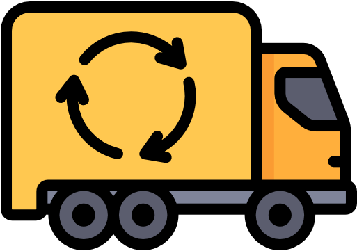 Garbage Truck Free Icon - Garbage Truck Png Icon (512x512)