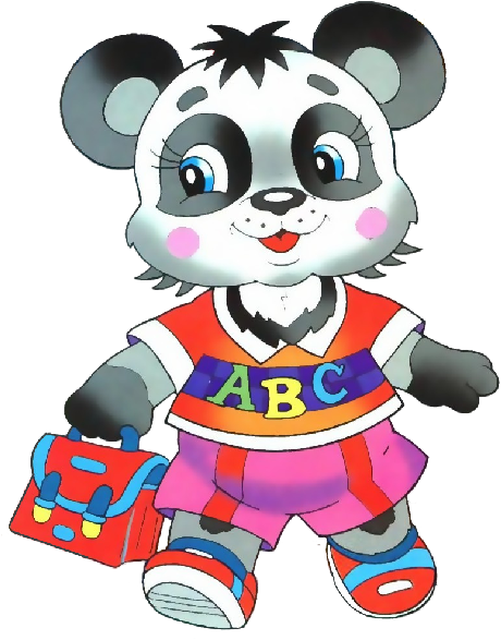 Animal Image With School Bag - Back To School Cartoon Animal (600x600)