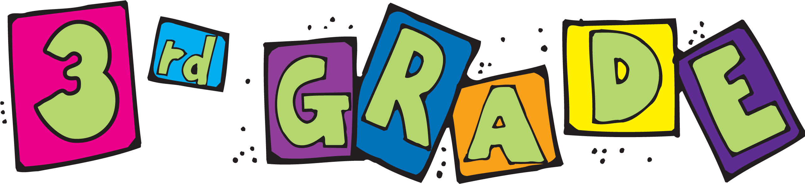 Dj B2school Gradeblock3rd C - Fourth Grade (2565x628)