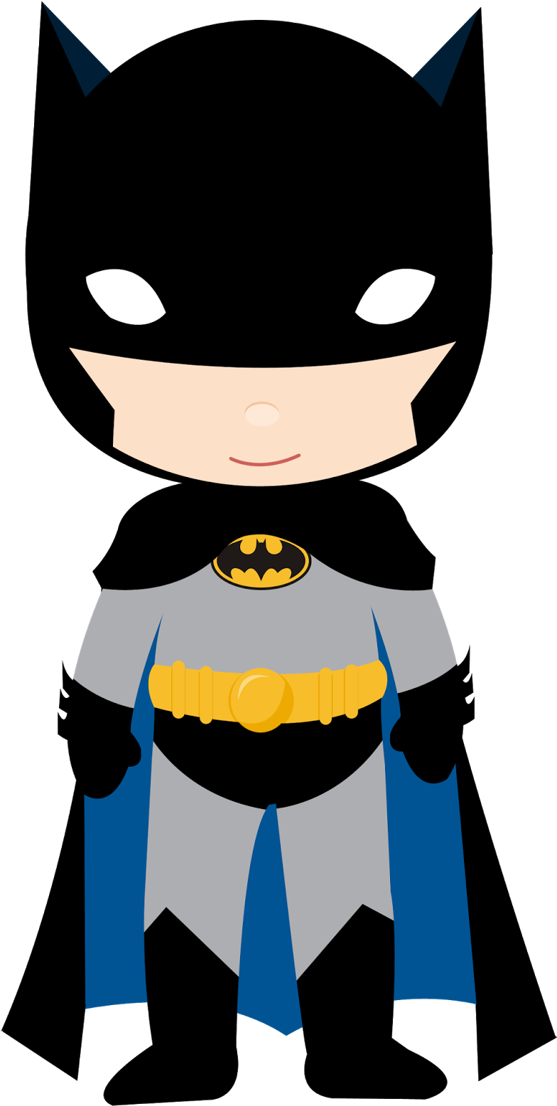 Batgirl Clipart Cute - Minus Say Hello Superhero (988x1600)
