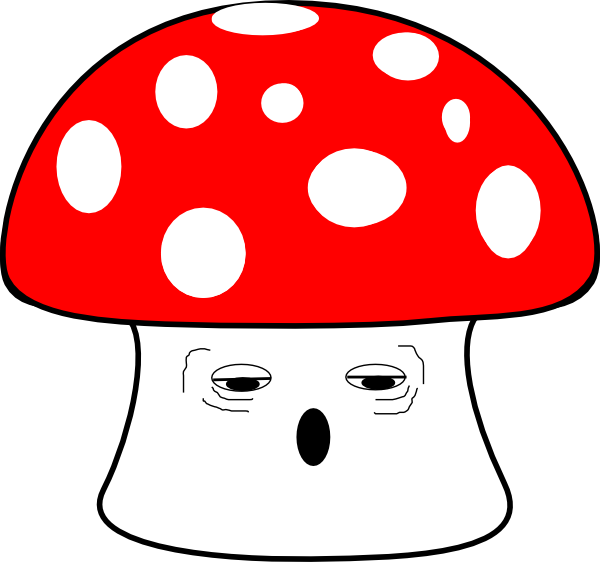 Tired Mushroom Clip Art At Clker - Madonna You Can Dance (600x562)