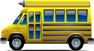 Behicle, Bus, School Bus, Transportation Icon - مدرسه سكرابز (400x400)