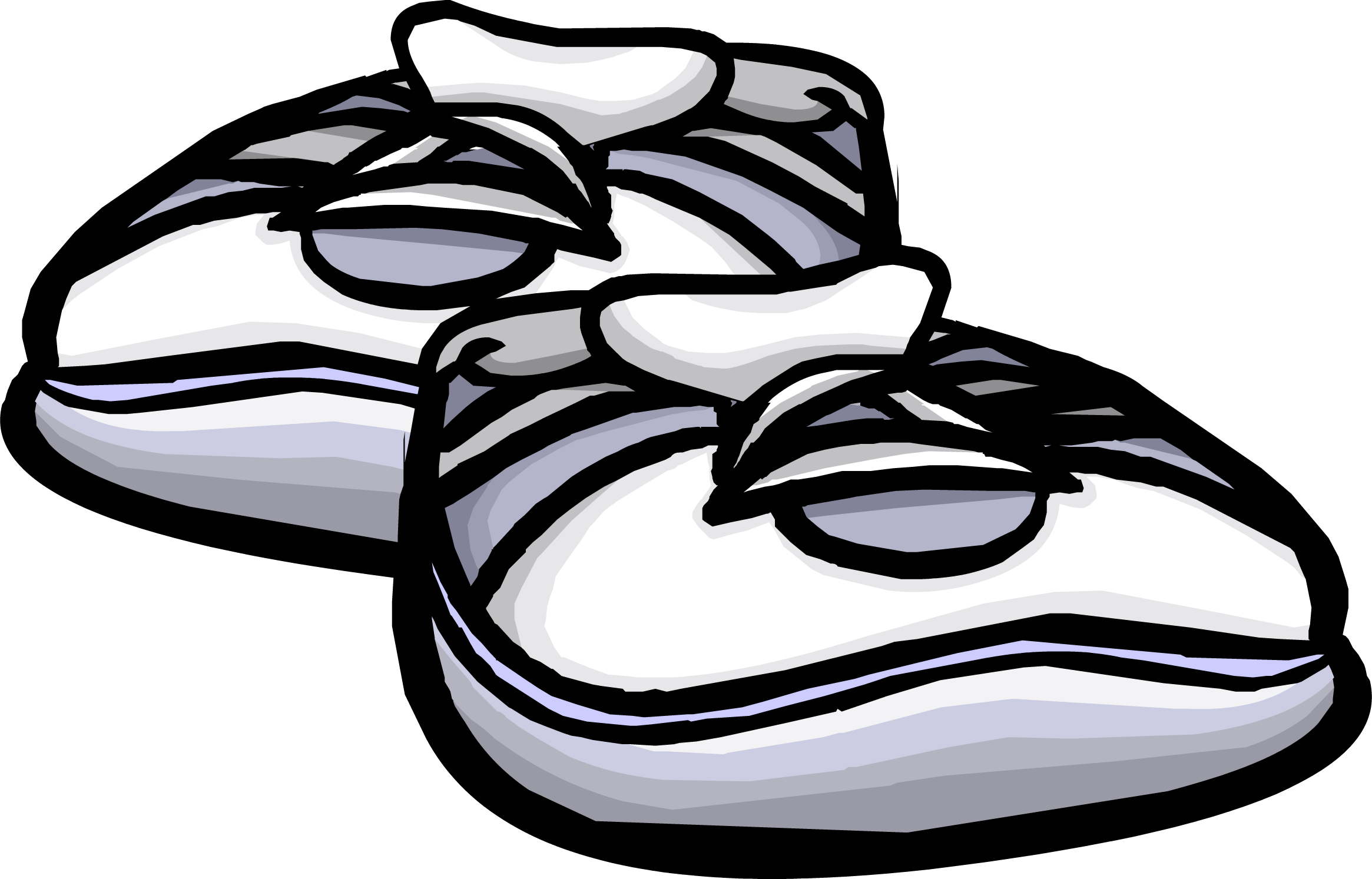 Club Penguin Wiki - Club Penguin White Sneakers (2330x1493)