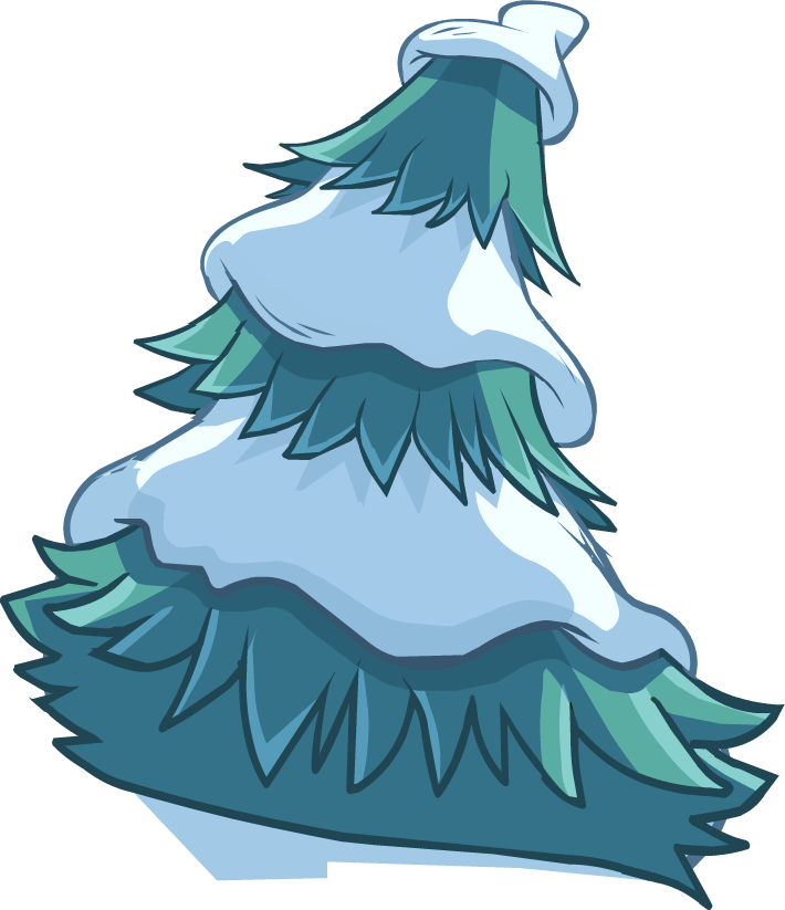 Club Penguin Wiki - Club Penguin Tree Png (710x823)