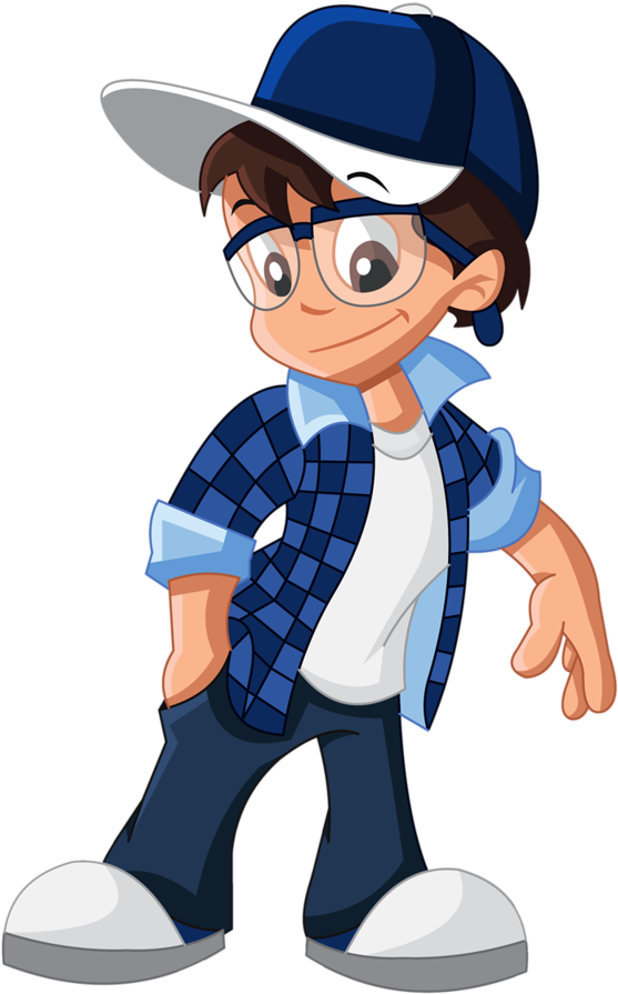 Boy With Glasses - Boy With Sunglasses Clipart (633x1024)