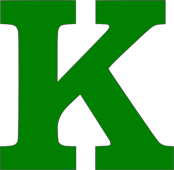 Letter K Clipart - Letter K Clipart (600x584)