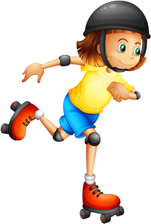 Яндекс - Фотки - Girl Roller Skates Clipart (559x800)