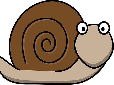 Fog Clipart Teacher - Snail Cartoon Transparent (453x340)
