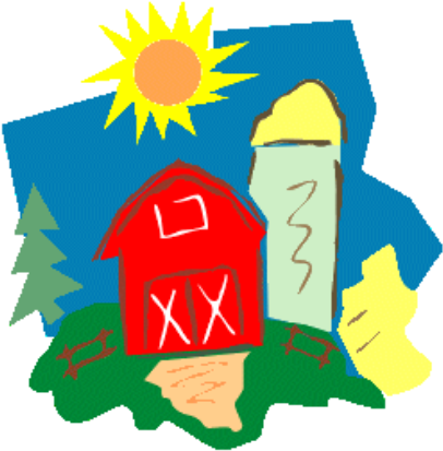 First Grade Farm Day - Farms Clipart (433x426)