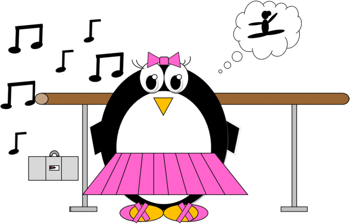Voila, My Clip Art Penguin This Was My First Assignment - Adã©lie Penguin (712x457)