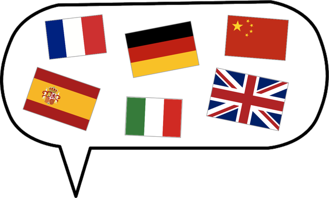 The Phases Of Learning A Foreign Language - Language Clipart Png (656x395)