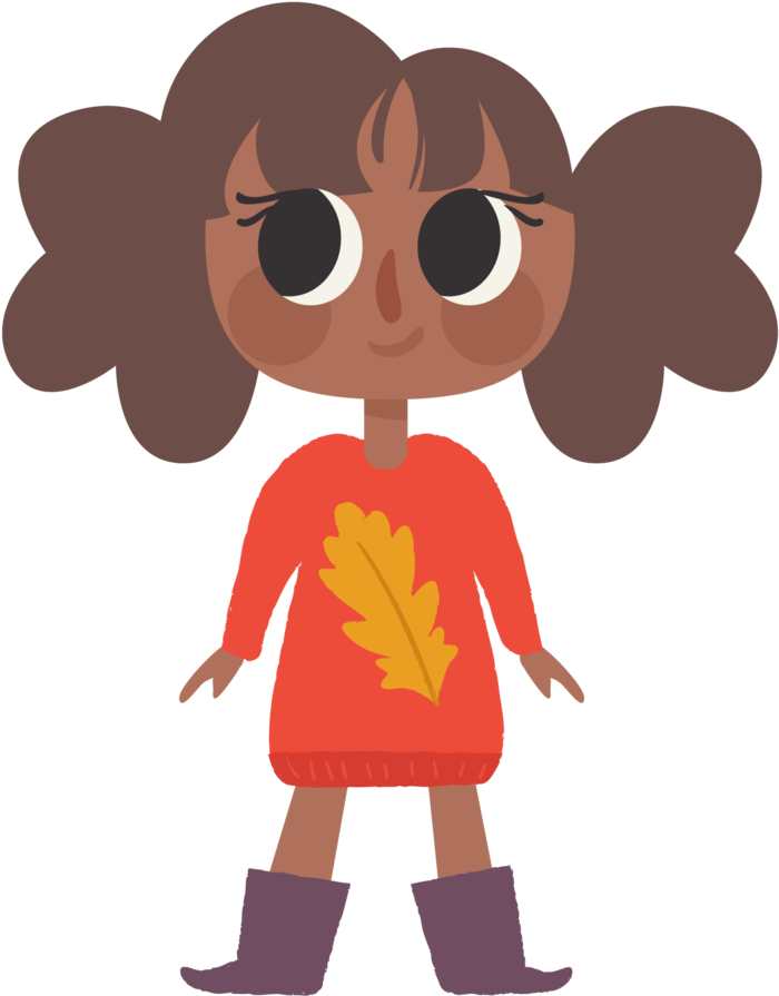 Free Fall Girl Diecuts - Cartoon (808x1024)