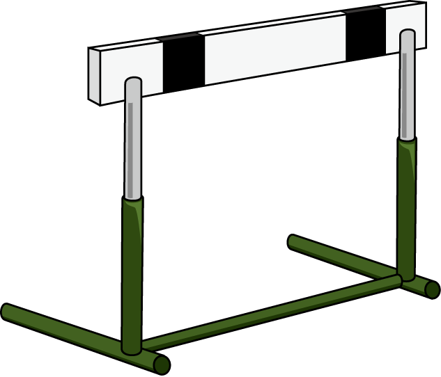Holy Trinity Track And Field Qqaeeu Clipart - Track Hurdle Clipart (633x542)