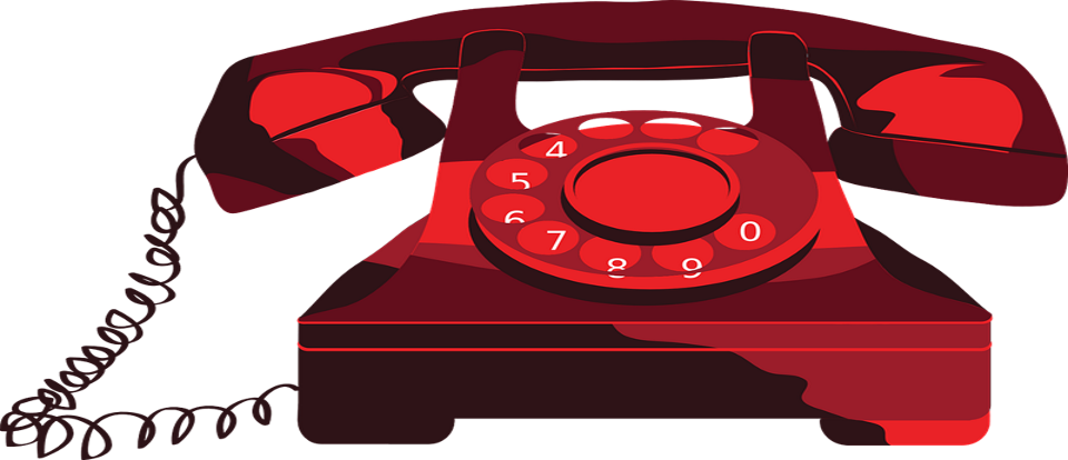 Telephone Clipart Png (960x414)