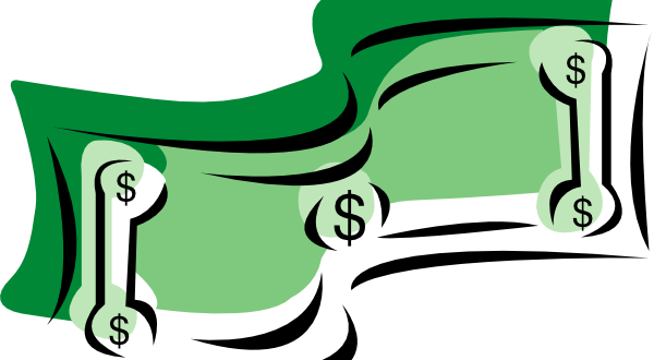 School Fundraiser Clip Art - Money Sign Clip Art (600x330)
