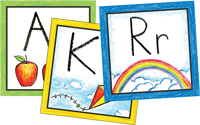 Pre-k Color Wall Cards - Get Set For School Sing Along Cd (700x533)