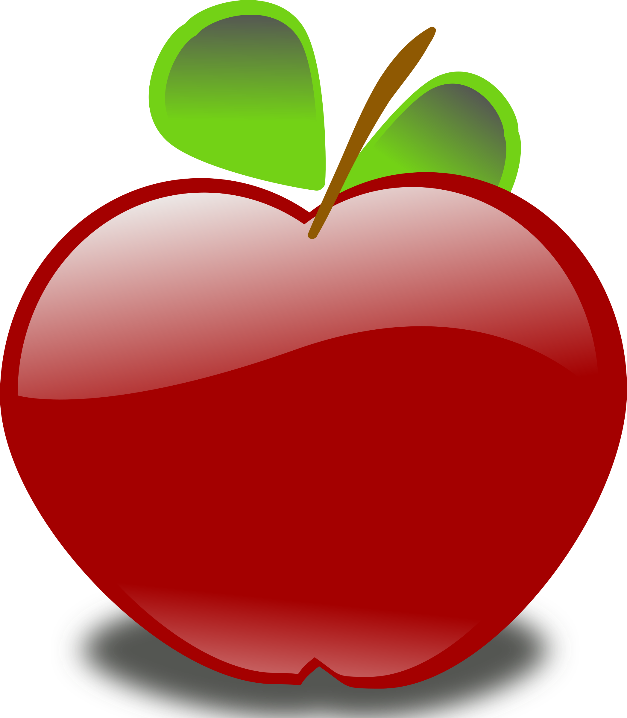 Big Image - Transparent Background Clipart Apple (2095x2400)