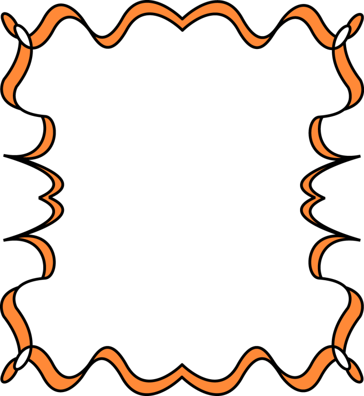 Pin School Border Clipart - Halloween Border Clip Art Png (735x800)