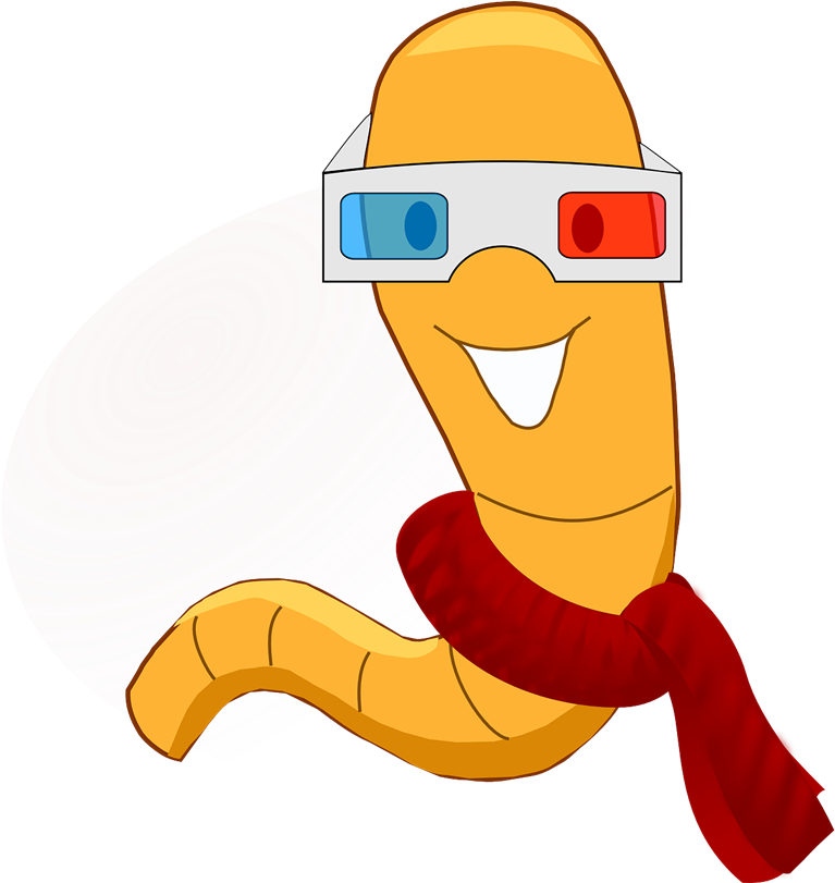 Free To Use Amp Public Domain Worm Clip Art - Cartoon Animals With Glasses (800x810)