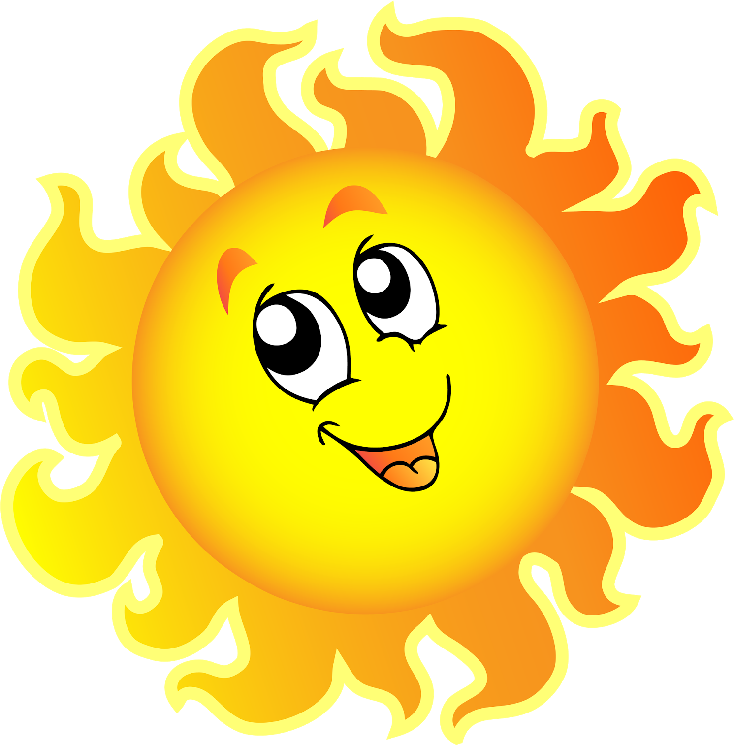 Little Illusions Preschool Drawing Pre-school Clip - Cartoon Sun And Clouds (1600x1600)