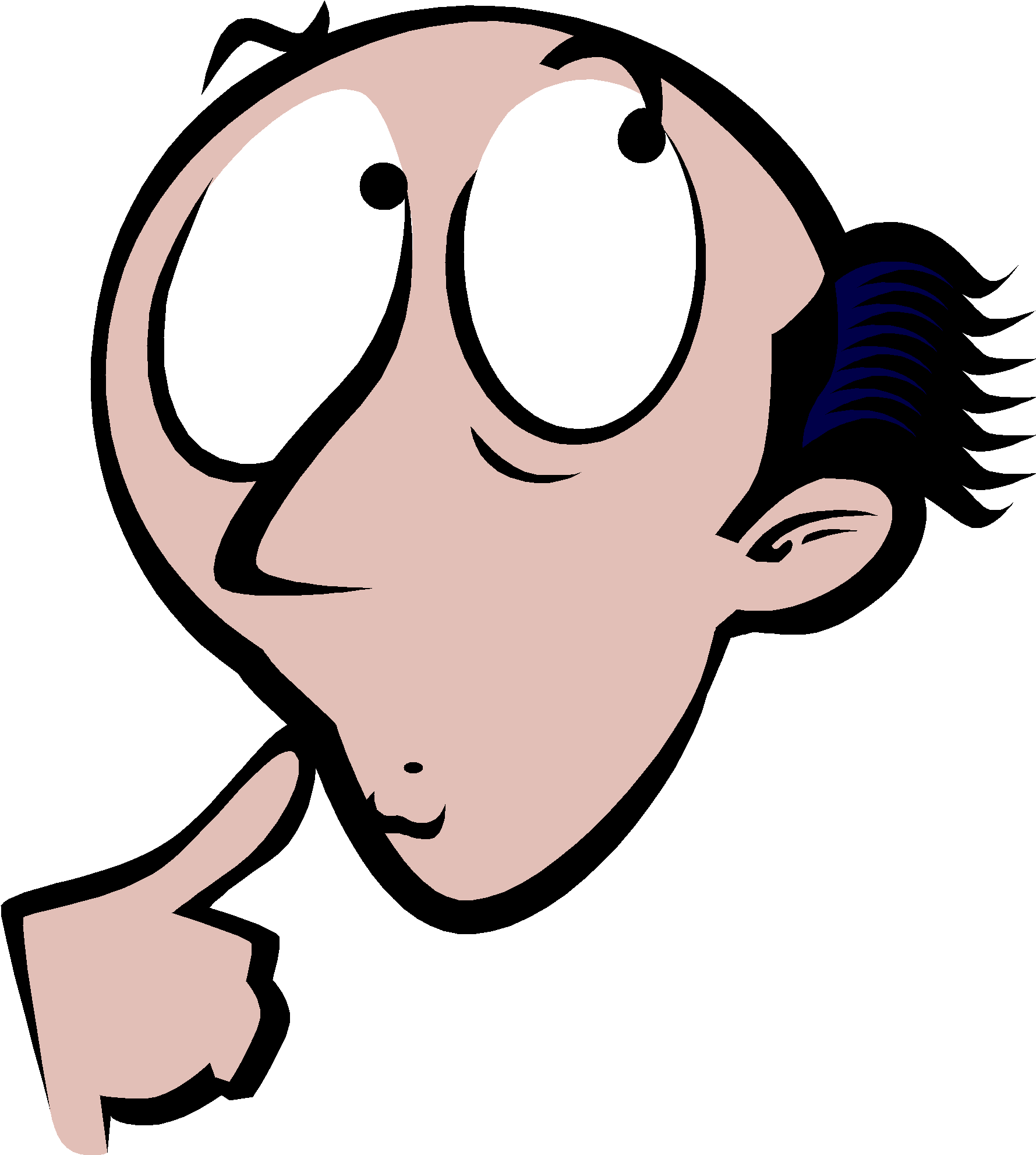 Bloom Düzenlenmiş Bloom - Cartoon Person Thinking Hard (1860x2071)