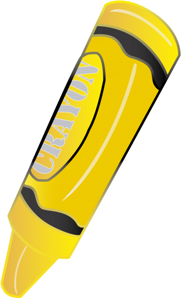 Yellow Crayon Clipart Clipart Kid - Yellow Crayon Clipart (512x603)