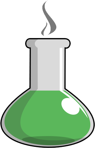 Chemistry Clip Art - Florence Flask Clip Art (413x572)
