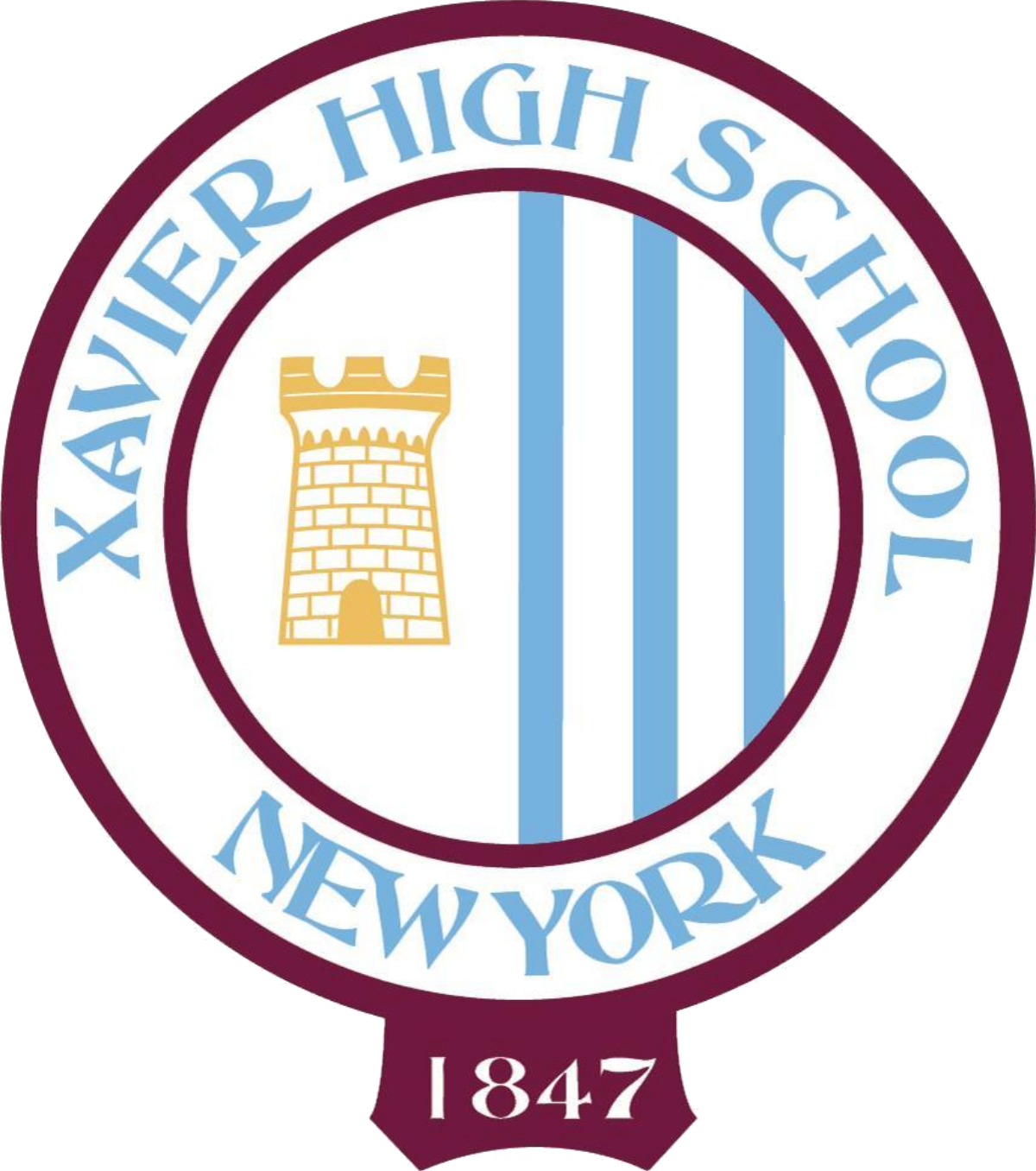 Xavier High School Logo (1200x1356)