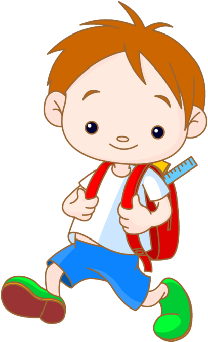 Craft - School Child Cartoon (520x699)