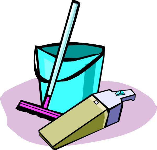 Part-time Janitor Position - Cleaning Supplies Clip Art (600x571)