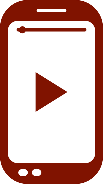 Smartphone Playing Video Clip Art - Online Video Clip Art (336x597)