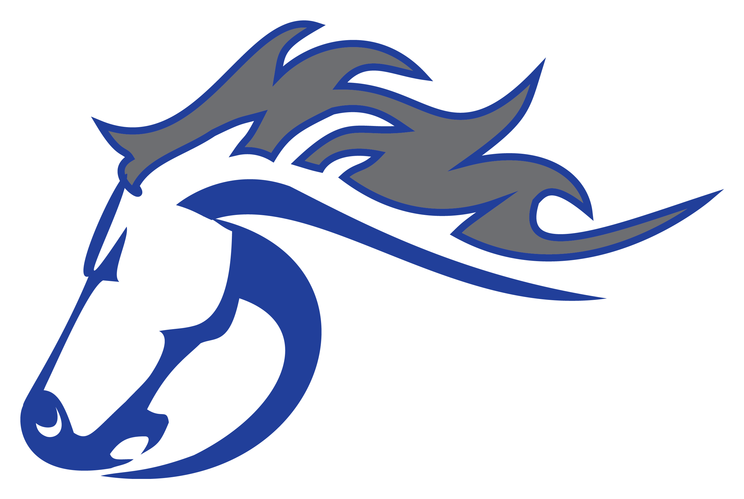 Mountain House Mustangs - Mountain House Mustangs Logo (2645x1789)