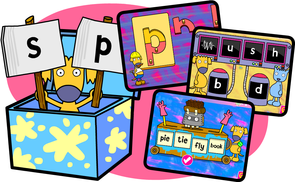 Games For Revising Phonics And Literacy - Literacy Games Clipart (1000x600)