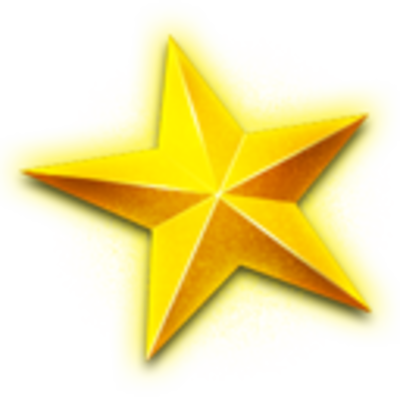 Psd Christmas Star - Star (400x397)