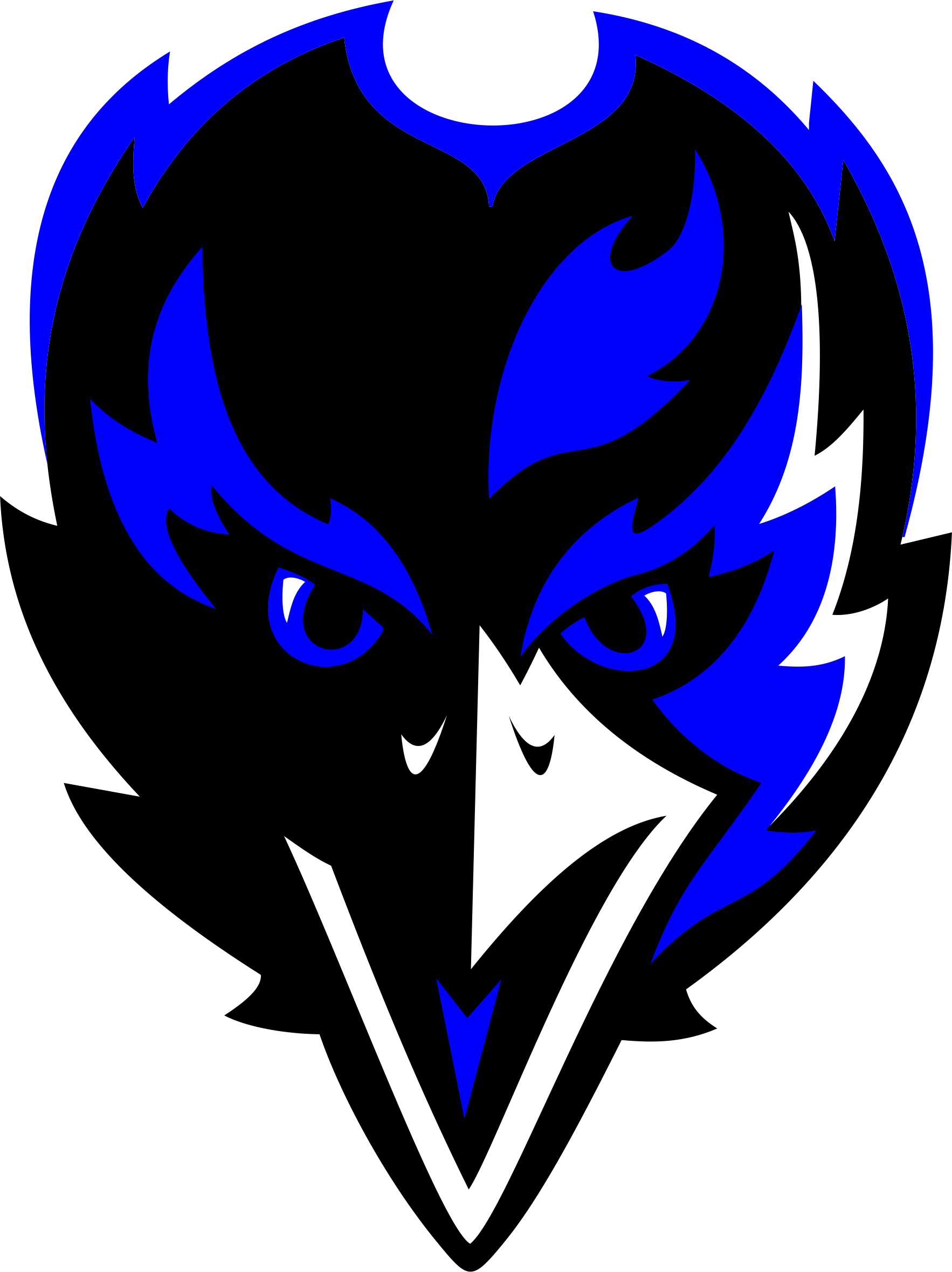 Anthony Middle School - Baltimore Ravens Alternate Logo (1766x2360)