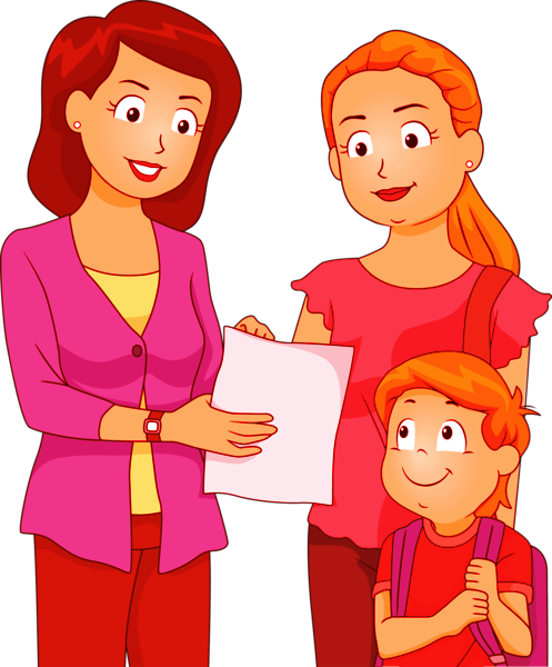 Parent Teacher Conference Clipart (497x600)