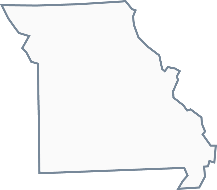 Sparse Money Leaves Discipline Unlikely For Wayward - Map Of Missouri Counties (870x761)