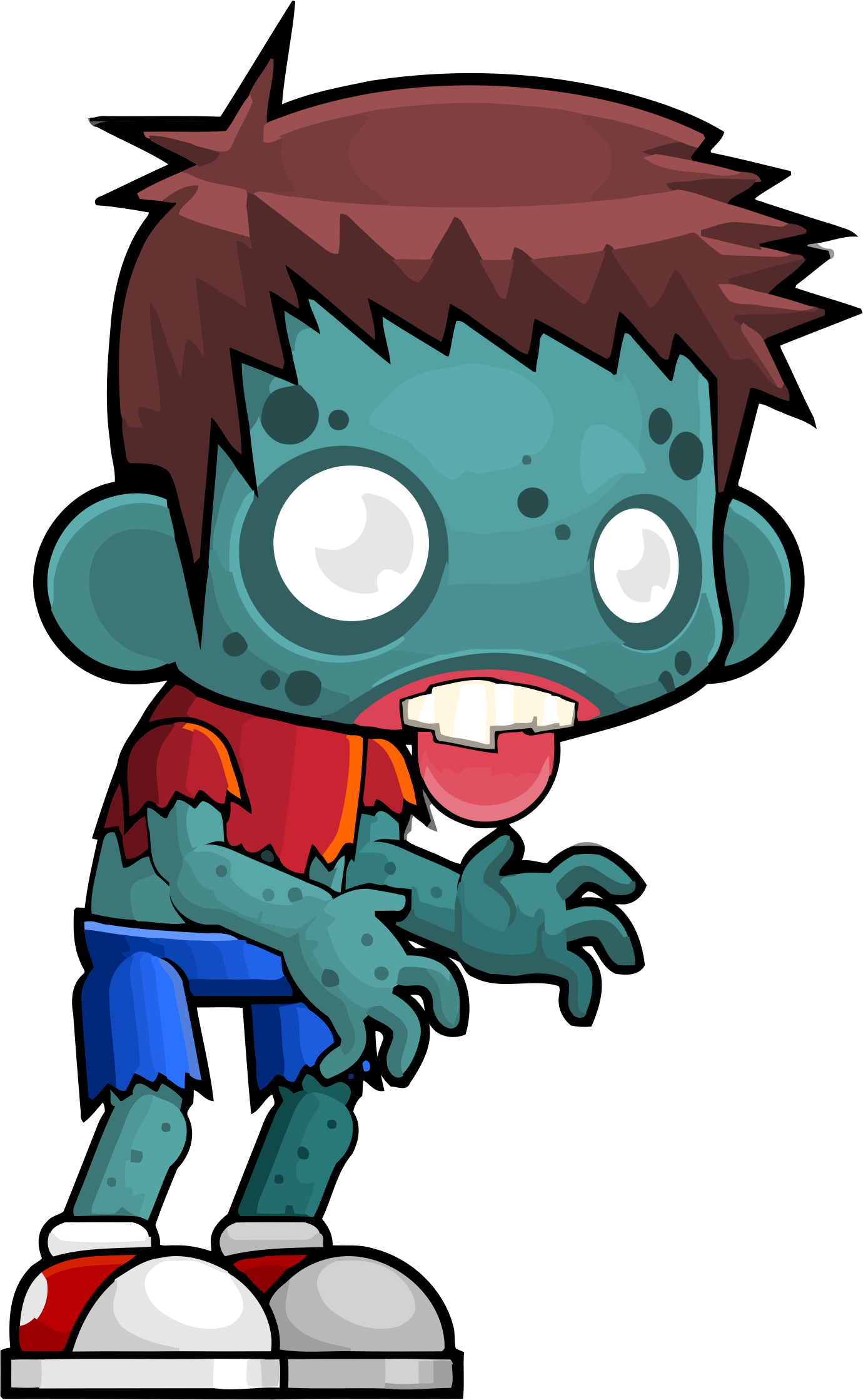 Image Result For Zombie Clip Art - Zombie Clipart (1380x2238)