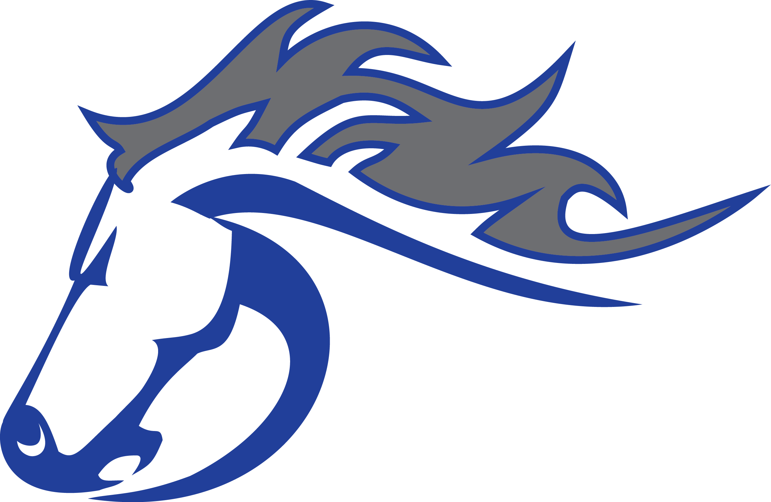 Mhhs Logo - Mountain House Mustangs Logo (2453x1598)