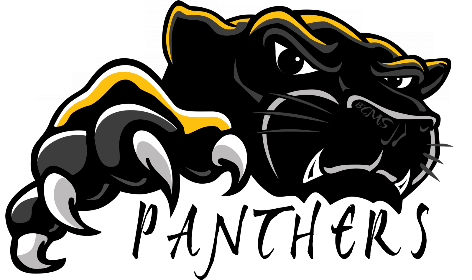 Black Panther Clipart Yearbook Club - Panther Clipart (1600x969)