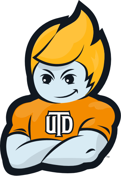 Official Mascot Of Ut Dallas - University Of Texas At Dallas Mascot (396x576)