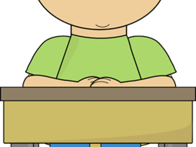 Art Clip Student Work At Desk - Student (640x480)