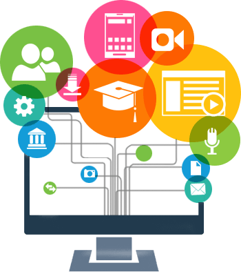 E Learning Software Service - E Learning Clipart (350x394)